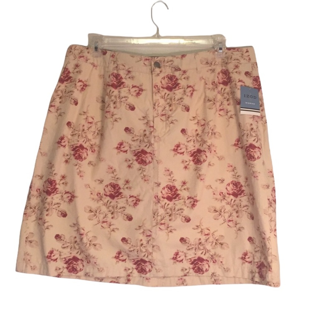 Izod Skirt floral print skirt size 20